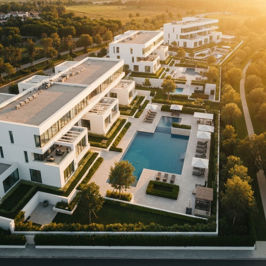 Modern luxury real estate development
